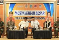 Wali Kota Probolinggo dr. Aminuddin menghadiri Musyawarah Besar Forum Pengurangan Risiko Bencana (FPRB) di Puri Manggala Bhakti, Jumat (5/12/2025).