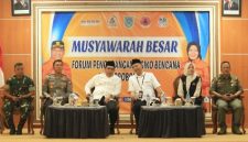 Wali Kota Probolinggo dr. Aminuddin menghadiri Musyawarah Besar Forum Pengurangan Risiko Bencana (FPRB) di Puri Manggala Bhakti, Jumat (5/12/2025).