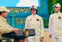 Presiden Prabowo Subianto melepas keberangkatan kontingen Indonesia menuju SEA Games 2025 di Istana Negara, Jakarta.
