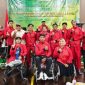 Para atlet NPCI Lumajang yang berlaga di Keparprov Jatim 2025 di UNESA.