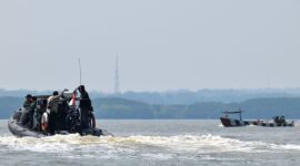 Kondisi laut bagian barat.