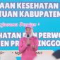 Ketua DWP Kabupaten Probolinggo Hj. Rita Erik Ugas Irwanto bersama anggota mengikuti rangkaian peringatan HUT ke-26 DWP.