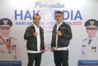 Bupati Bangkalan Lukman Hakim menghadiri peringatan Hari Antikorupsi Sedunia (Hakordia) 2025 tingkat Provinsi Jawa Timur di Grand Empire Place, Surabaya, Selasa (16/12/2025).