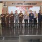 Kapolres Sumenep AKBP Rivanda, S.I.K. bersama unsur Criminal Justice System mengikuti kegiatan persamaan persepsi KUHP dan KUHAP di Aula Sanika Satyawada Polres Sumenep, Selasa (23/12/2025).