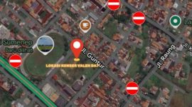 Rekayasa lalu lintas oleh Polres Sumenep.