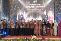 Foto bersama dalam acara Pisah Kenal Kapolres Bangkalan di Gedung Rato Ebuh, Selasa (13/1/2025).