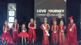 Anniversary ke-1 Exotic Model Management di Gedung Pertemuan KH. Abdi Manaf, SMK Muhammadiyah Lumajang, Sabtu (17/1/2026) malam.