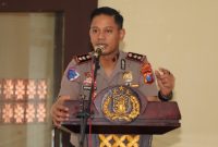 Kapolres Sumenep AKBP Anang Hardiyanto memimpin sosialisasi DIPA Tahun Anggaran 2026 di lingkungan Polres Sumenep, Senin (19/1/2026).