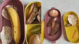 Menu MBG di Sumenep yang viral dalam sebuah video.