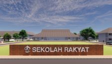 Sekolah Rakyat permanen di Desa Blambangan, Kecamatan Muncar.