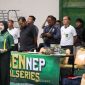 Pembukaan turnamen sonGENnep Futsal Series Bupati Cup 2026 yang digelar di GOR Uniba Madura, diikuti puluhan tim futsal dari Sumenep dan Pamekasan.