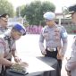 Kapolres Sumenep AKBP Anang Hardiyanto memimpin upacara serah terima jabatan Wakapolres Sumenep di Lapangan Tribrata Polres Sumenep.