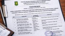 Foto ilustrasi pengumuman hasil assessment seleksi terbuka Jabatan Pimpinan Tinggi Pratama Sekretaris Daerah Kabupaten Sumenep.