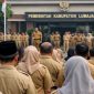 Ilustrasi aparatur sipil negara di lingkungan Pemerintah Kabupaten Lumajang saat mengikuti apel. Ribuan PPPK paruh waktu dipastikan tidak menerima THR 2026.