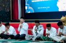 Bupati Bangkalan Lukman Hakim bersama Wakil Bupati Moh. Fauzan Ja’far saat Safari Ramadan dan tasyakuran satu tahun kepemimpinan di Pendopo Agung Bangkalan, Senin (23/2/2026).
