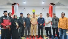 Panitia Silaturahmi Akbar Pers 2026 usai audiensi dengan Bupati Karawang di Kantor Bupati Karawang, Senin (23/2/2026).