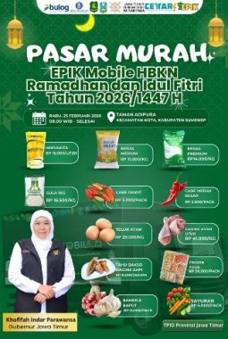 Pemkab Sumenep Gelar Pasar Murah EPIK Mobile, Jaga Stabilitas Harga Jelang Idulfitri 1447 H