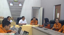 Kepala BPS Bangkalan, Fajar Fatahillah, saat bertemu jajaran Dinas Komunikasi dan Informatika Kabupaten Bangkalan membahas persiapan Sensus Ekonomi 2026, Rabu (25/2/2026).