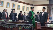 Pengambilan Sumpah dan Pelantikan Agus Dwi Saputra sebagai Sekretaris Daerah Kabupaten Sumenep di Ruang Raden Arya Wiraraja, Kamis (26/2/2026).