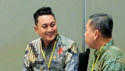 Wakil Bupati Lumajang Yudha Adji Kusuma menghadiri Seminar Nasional Kejaksaan RI tentang pemanfaatan lahan HGU di Hotel Vasa Surabaya, Kamis (26/2/2026).