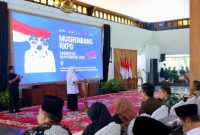 Bupati Banyuwangi Ipuk Fiestiandani membuka Musrenbang RKPD 2027 di Pendopo Sabha Swagata Blambangan, Rabu (4/3/2026).