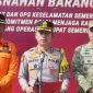 Kapolres Pasuruan AKBP Harto Agung Cahyono usai memimpin apel gelar pasukan Operasi Ketupat Semeru 2026 di halaman Mapolres Pasuruan sebagai tanda kesiapan pengamanan Idulfitri 1447 Hijriah.