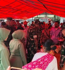 Kodim 0728/Wonogiri Gelar Bazar Ramadan, Sediakan Sembako Murah bagi Warga