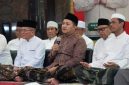 Bupati Pasuruan Rusdi Sutejo bersama Wakil Bupati Shobih Asrori menghadiri penutupan Safari Ramadan 1447 H Pemerintah Kabupaten Pasuruan di Masjid Jami’ Bangil.