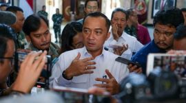 Menteri Sekretaris Negara Prasetyo Hadi menyampaikan keterangan terkait imbauan perayaan Idulfitri sederhana di Jakarta.