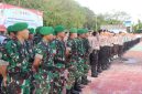 apel pengamanan malam takbiran di Lapangan Tribrata Polres Sumenep, Kamis (19/03/2026).
