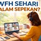 Ilustrasi aktivitas kerja dari rumah (WFH) sebagai bagian dari kebijakan efisiensi yang tengah dikaji pemerintah.