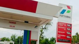 Salah Satu SPBU di Pulau Sapudi.