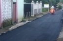Kondisi Jalan Ciwareng di Kabupaten Purwakarta yang telah selesai direhabilitasi sehingga lebih mulus dan nyaman dilalui masyarakat.
