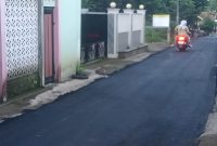 Kondisi Jalan Ciwareng di Kabupaten Purwakarta yang telah selesai direhabilitasi sehingga lebih mulus dan nyaman dilalui masyarakat.