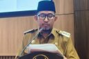 Penyampaian Bupati Sumenep Achmad Fauzi Wongsojudo saat rapat paripurna pengesahan tiga Raperda di Kantor DPRD Sumenep.