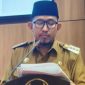 Penyampaian Bupati Sumenep Achmad Fauzi Wongsojudo saat rapat paripurna pengesahan tiga Raperda di Kantor DPRD Sumenep.