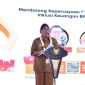 Wakil Bupati Sumenep KH. Imam Hasyim saat menghadiri talkshow tentang perlindungan dana nasabah dan penguatan layanan keuangan syariah di Pendopo Agung Keraton Sumenep, Selasa (14/04/2026).