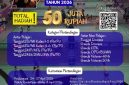 Poster resmi Turnamen Bulutangkis Hardiknas Sumenep Cup 2026 dengan total hadiah Rp50 juta yang akan digelar di GOR Sumekar.