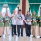Kepala Disdik Sumenep bersama jajaran saat peluncuran Buku Pintar PAUD di Aula Al-Ikhlas Kemenag Sumenep.