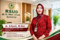 Direktur RSUD dr H. Moh. Anwar Sumenep, dr. Erliyati, M.Kes.