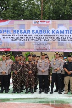 Kapolres Sumenep Pimpin Apel Besar, Perkuat Sinergi Sabuk Kamtibmas dengan Masyarakat