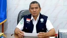 Kepala BMKG Stasiun Trunojoyo Sumenep, Ari Widjajanto, saat memberikan keterangan terkait kondisi cuaca di Madura.