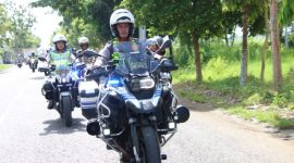Kapolres Sumenep AKBP Anang Hardiyanto memimpin Apel Siaga dalam rangka pengamanan Hari Buruh Internasional (May Day), Jumat (01/05/2026).