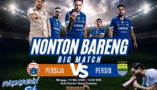 Banner ajakan nonton bareng.
