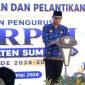 Sekretaris Daerah Kabupaten Sumenep Agus Dwi Saputra saat menghadiri pengukuhan Dewan Pengurus KORPRI Kabupaten Sumenep di Pendopo Agung Keraton, Selasa (12/5/2026).