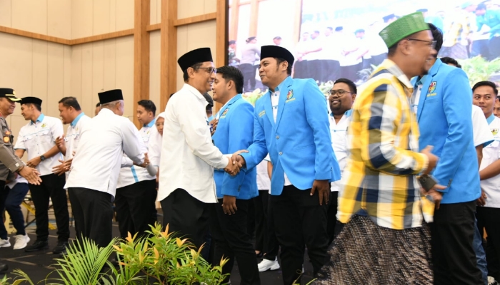 Pelantikan DPD KNPI Sumenep periode 2026-2029 di Ballroom Hotel Myze Sumenep, Rabu (13/5/2026).