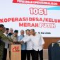 Prabowo Subianto saat meresmikan operasionalisasi 1.061 Koperasi Desa/Kelurahan Merah Putih (KDKMP) di Kabupaten Nganjuk, Jawa Timur, Sabtu (16/5/2026).
