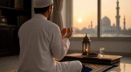 Ilustrasi umat Islam menjalankan ibadah.