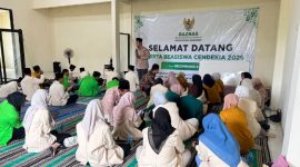 Calon penerima Beasiswa Baznas Cendekia 2026 di Kantor Baznas Kabupaten Sumenep, Jalan KH Agus Salim, Selasa (19/05/2026).