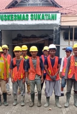 Pembangunan Puskesmas Sukatani Dimulai, Keselamatan Kerja Jadi Fokus Utama